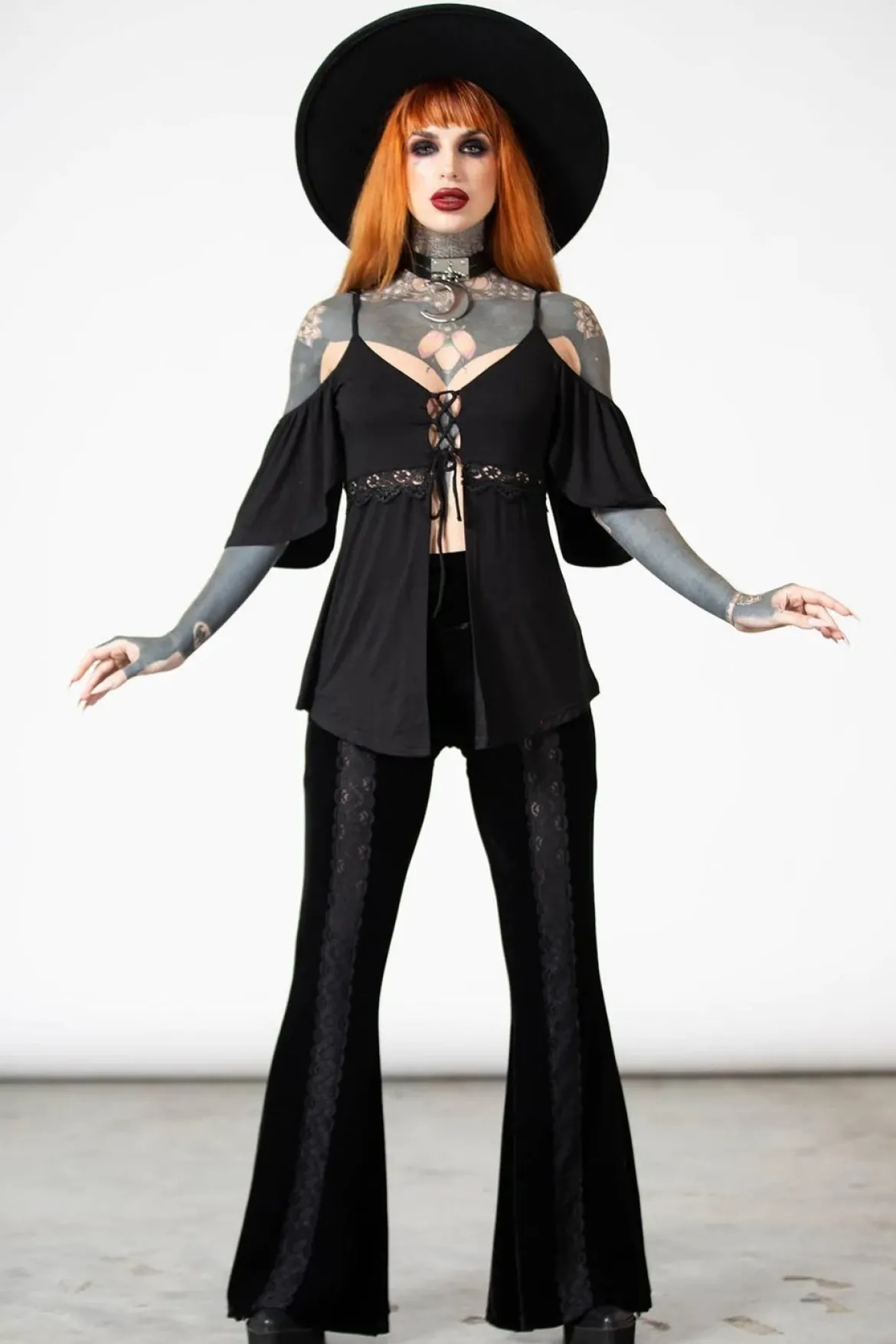 Killstar Verna - Samettihousut