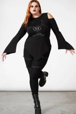 Killstar Voxy - Cold shoulder paita