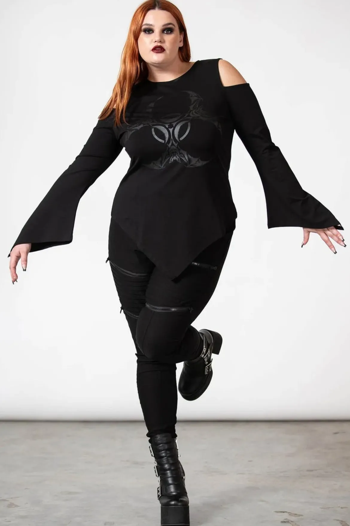 Killstar Voxy - Cold shoulder paita