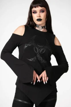 Killstar Voxy - Cold shoulder paita