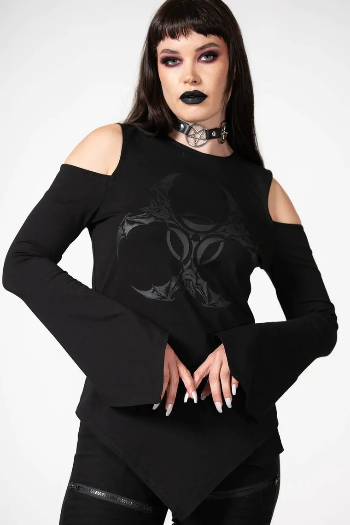 Killstar Voxy - Cold shoulder paita