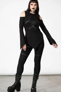 Killstar Voxy - Cold shoulder paita