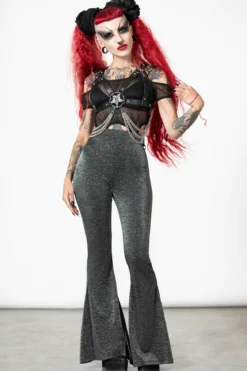 Killstar Wicked Weekender Flares - housut