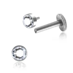 Kirkas kivi - Lävistyskoru, labret