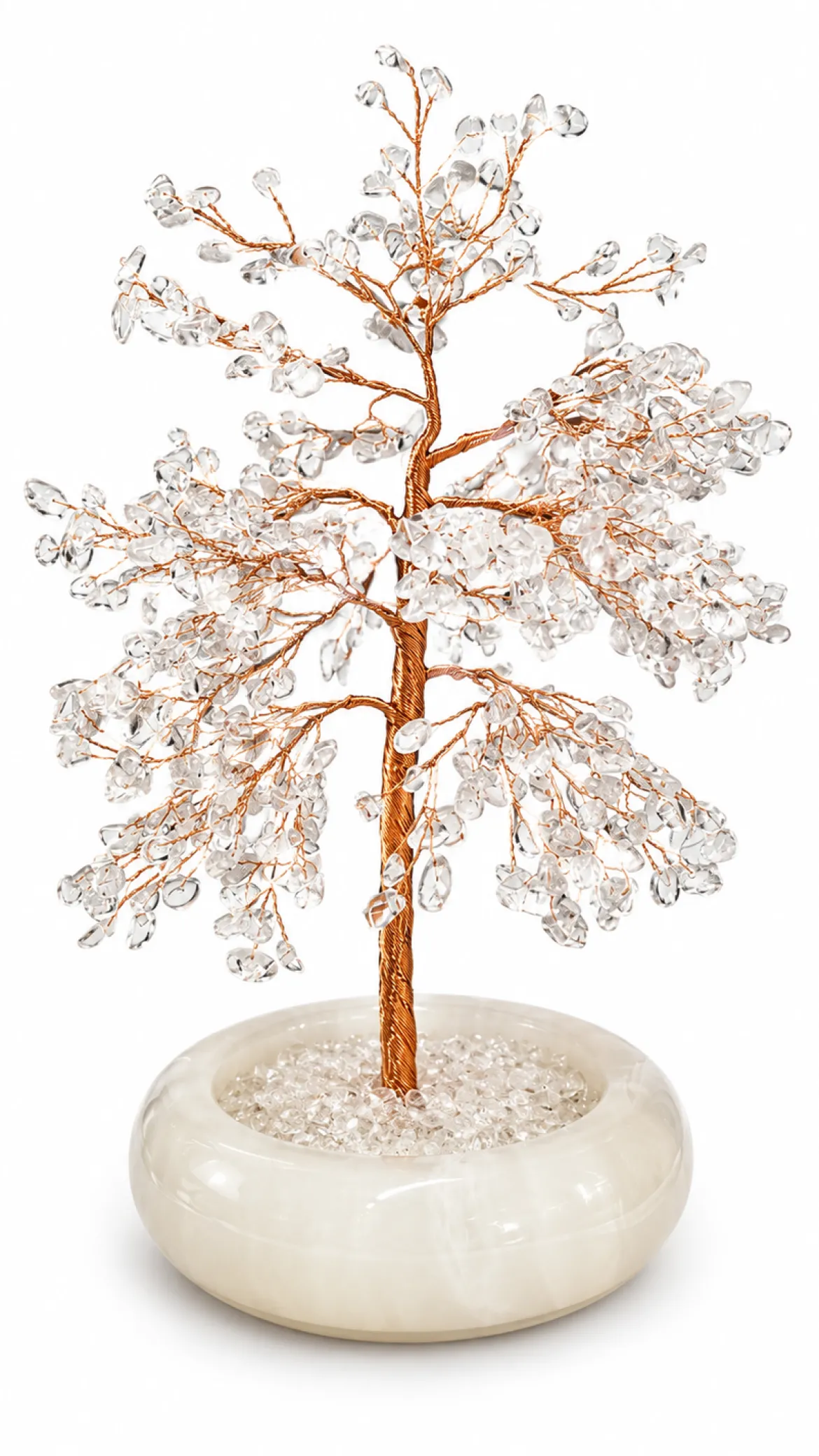 Kirkas kvartsi - Kristallipuu, 25 cm