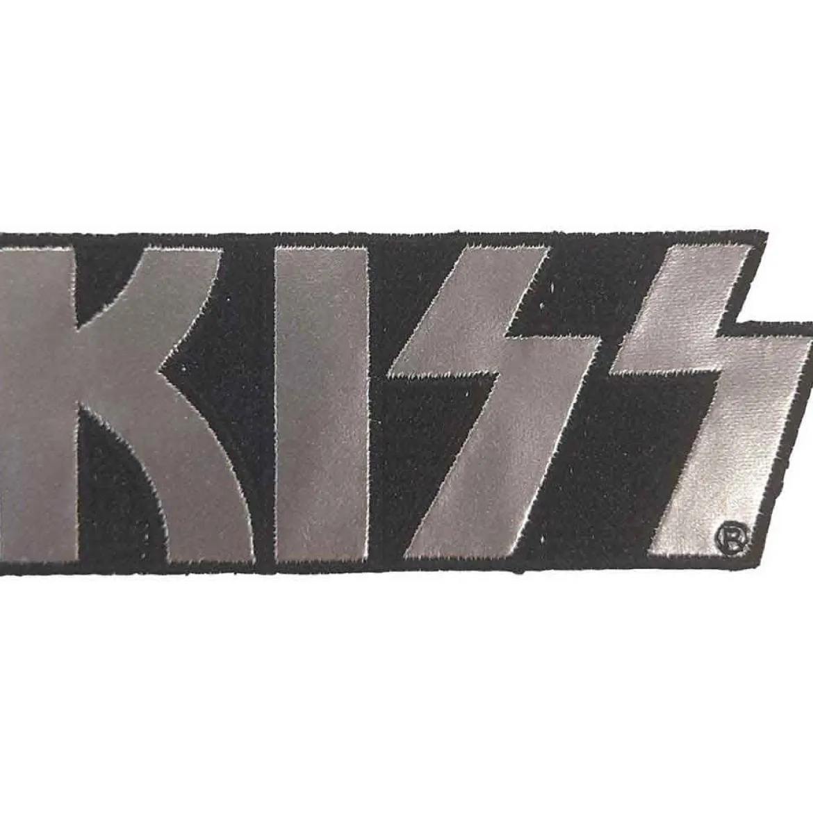 KISS Chrome Logo - Kangasmerkki