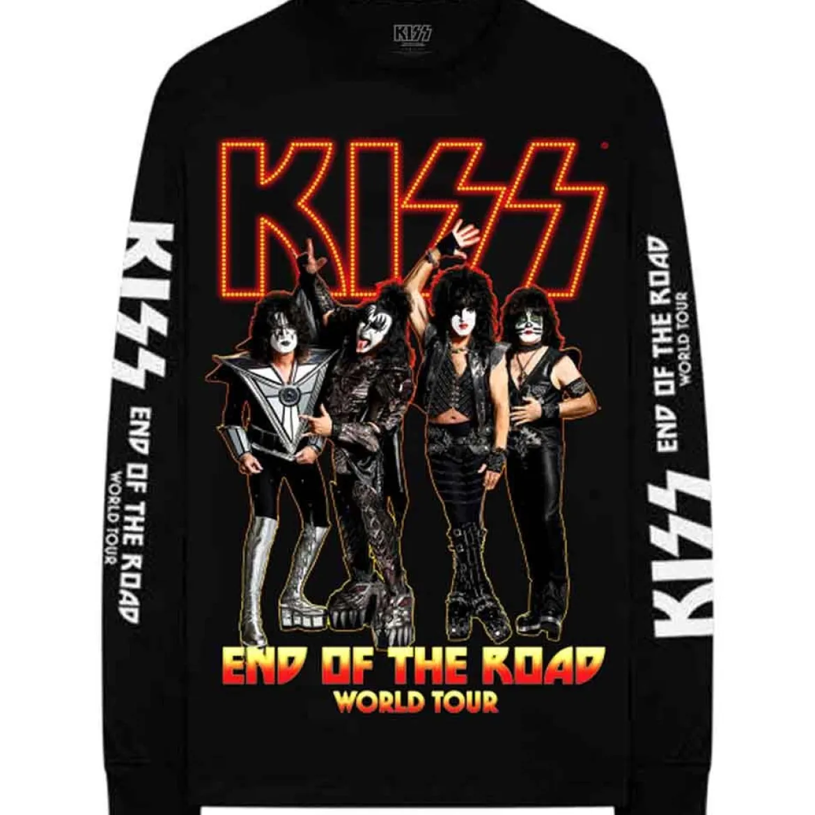 KISS End Of The Road Tour- Pitkähihainen paita