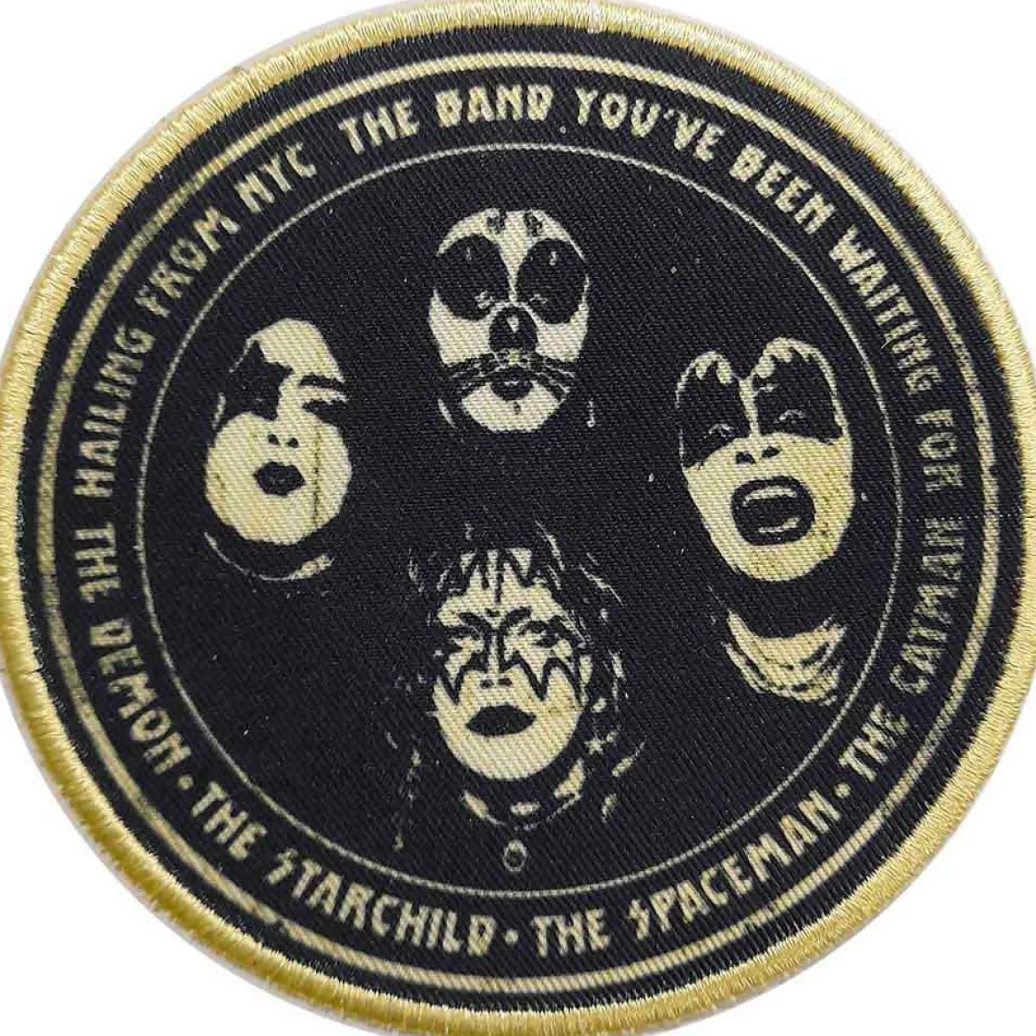KISS Hailing from NYC - Kangasmerkki