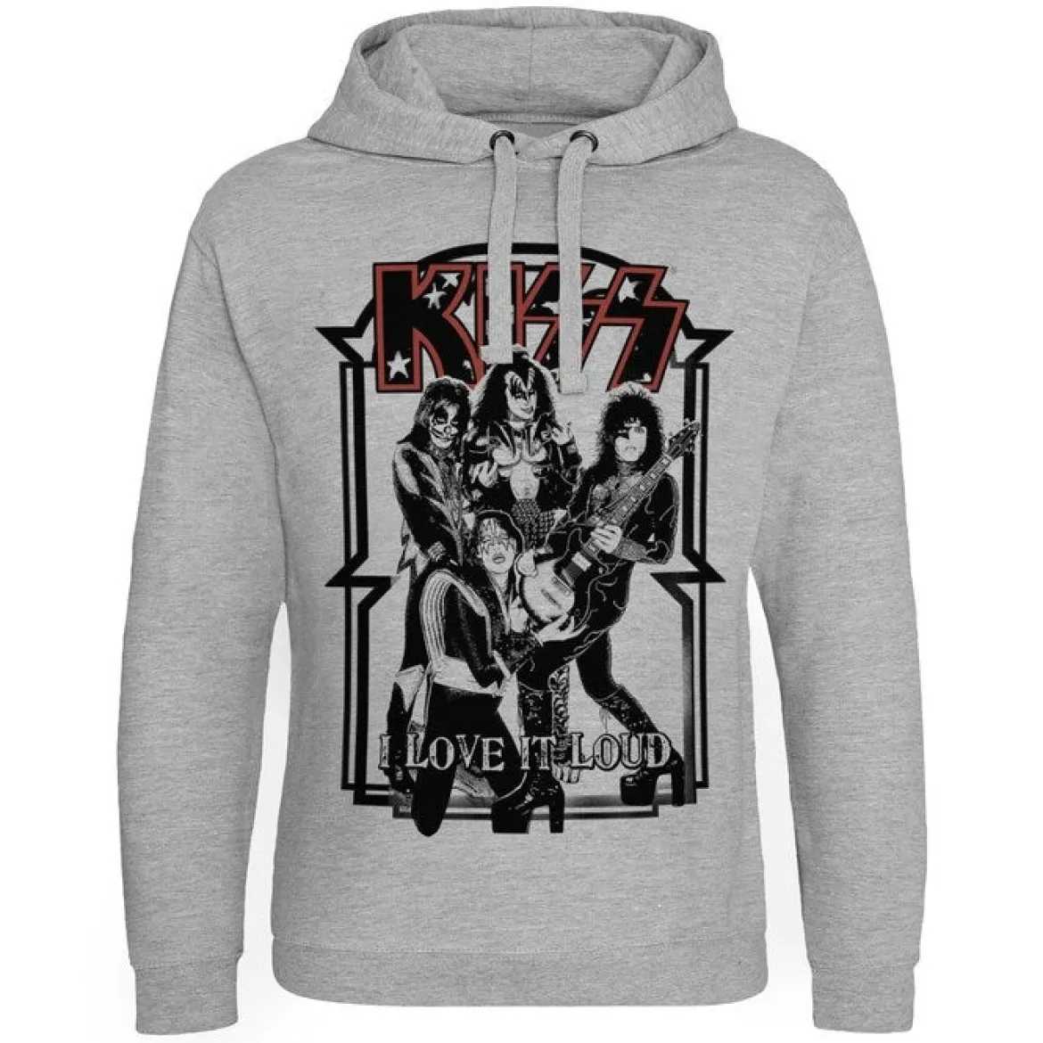 KISS: I Love It Loud - Huppari, harmaa