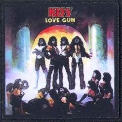 KISS Love Gun - Kangasmerkki