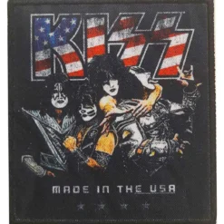 KISS Made In The USA - Kangasmerkki