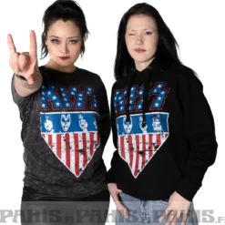 KISS: Stars & Stripes Organic - T-paita - vintage wash