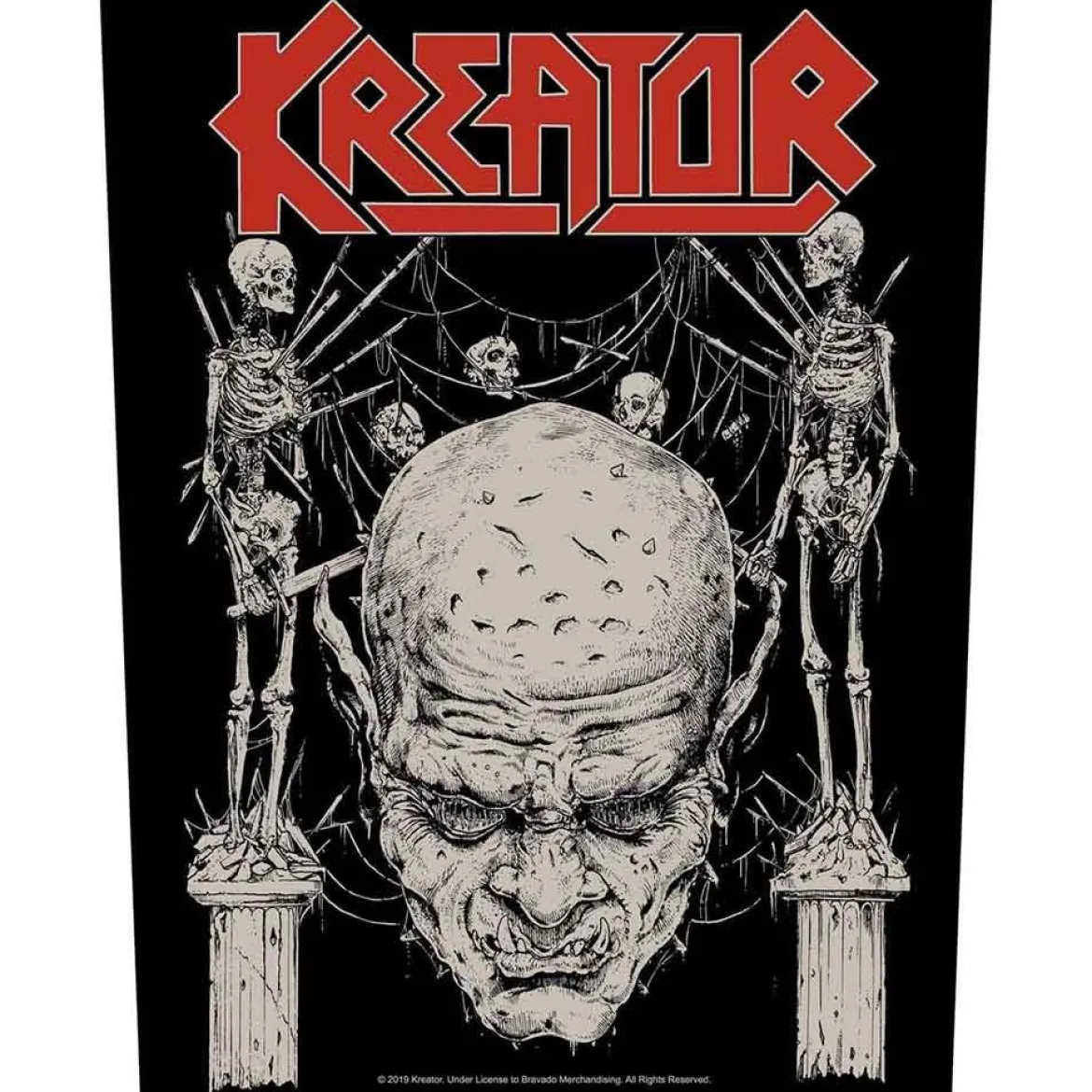 Kreator Skull & Skeletons - Kangasmerkki, selkä