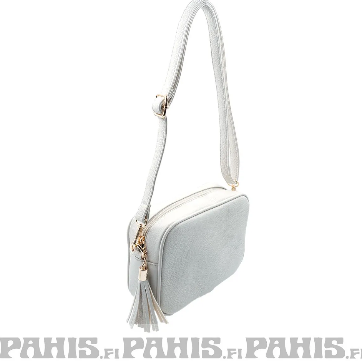 Kris Ana Single Zipper Cross-body - olkalaukku, luonnonvalkoinen