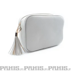Kris Ana Single Zipper Cross-body - olkalaukku, luonnonvalkoinen