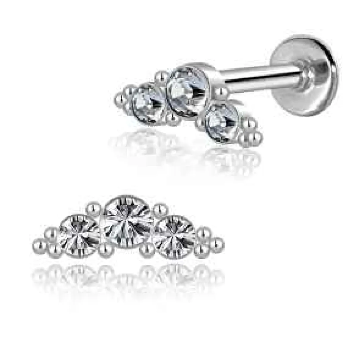 Kristallipallot - Lävistyskoru, labret