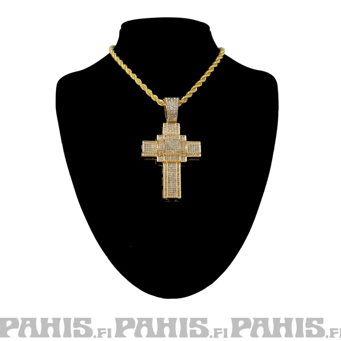 Kullanvärinen kaulakoru - Cross