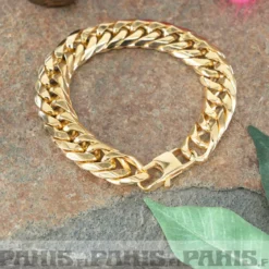 Kullanvärinen teräsranneketju 13 mm, 21 cm