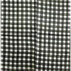 Kuviollinen puuvilla huivi - Black and white squares