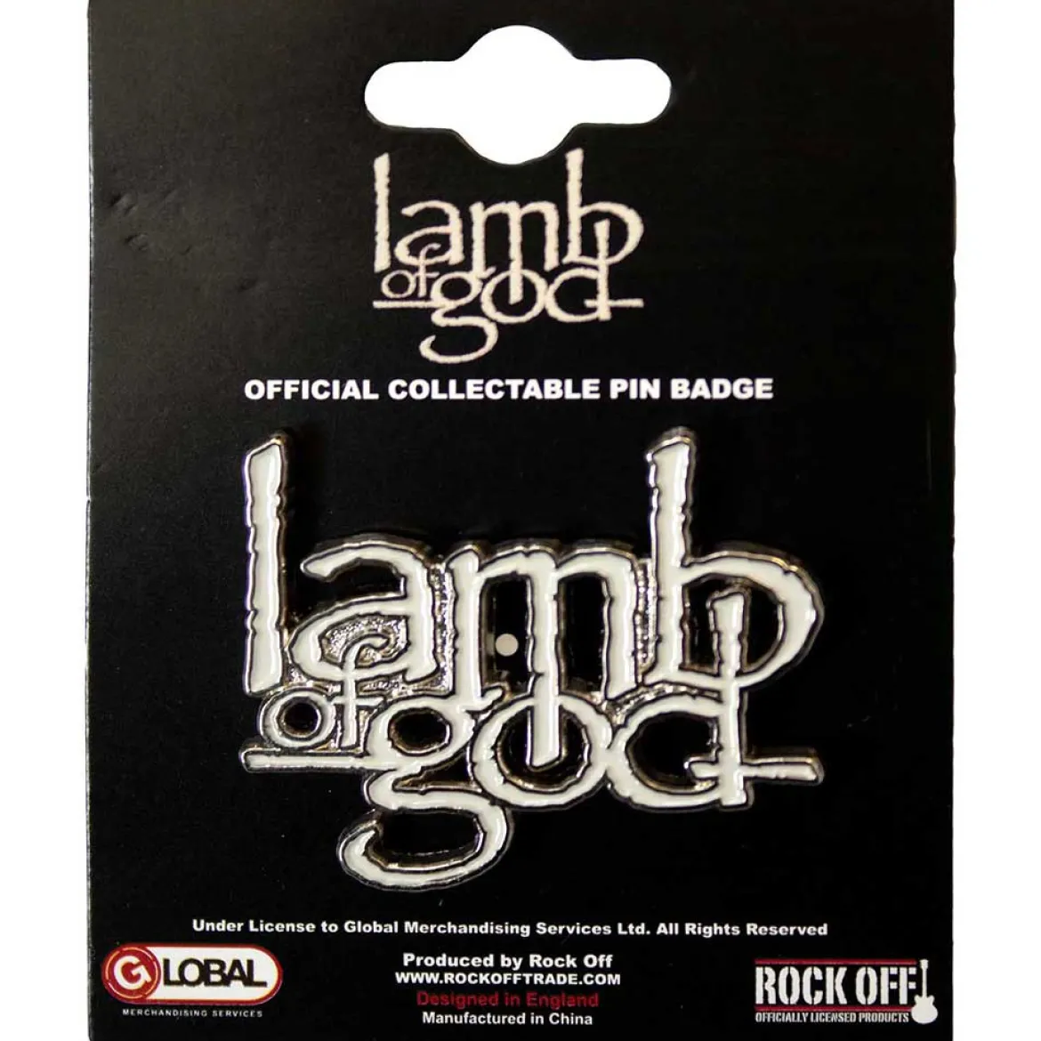 Lamb Of God Logo - Pinssi