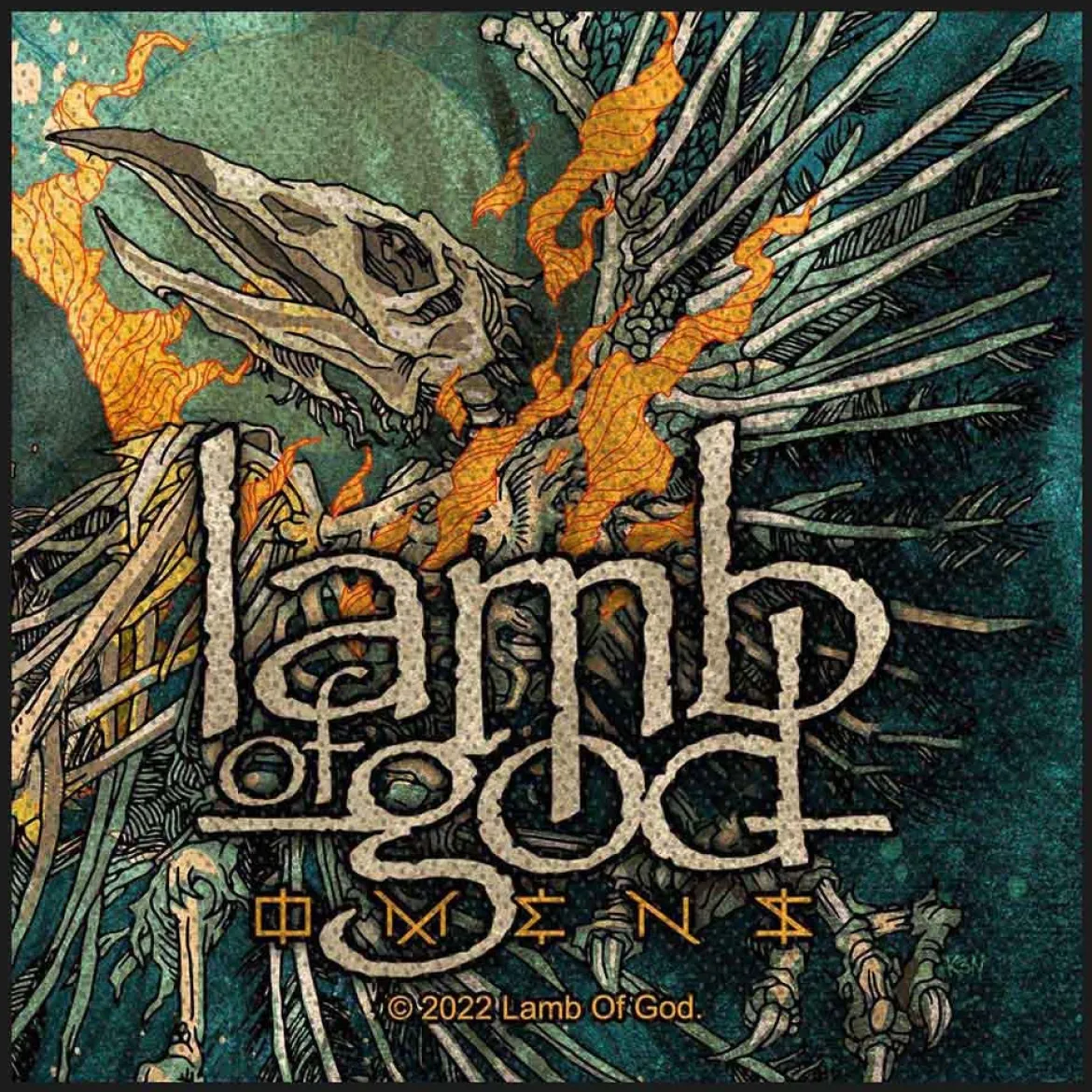 Lamb Of God Omens - Kangasmerkki