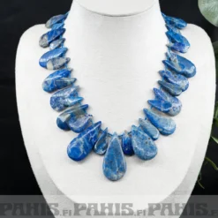 Lapis lazuli helminauha, pisarat 1–5 cm, 41 kpl