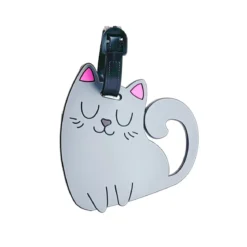 Laukun nimikyltti - Cat, useita värivaihtoehtoja