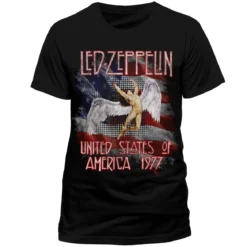 Led Zeppelin Stars N Stripes - T-paita