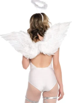 Leg Avenue Angel - Enkeli asustesetti, valkoinen