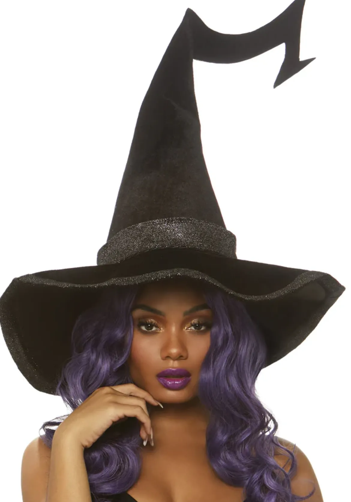 Leg avenue Bewitched Velvet Witch hat - Noitahattu