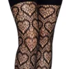 Leg Avenue Heart Net - Ylipolvensukat