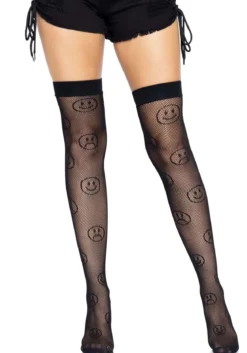 Leg Avenue Mood Swing Fishnet - Ylipolvensukat