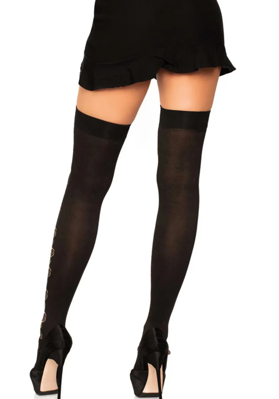 Leg Avenue Rosette Panel - Ylipolvensukat