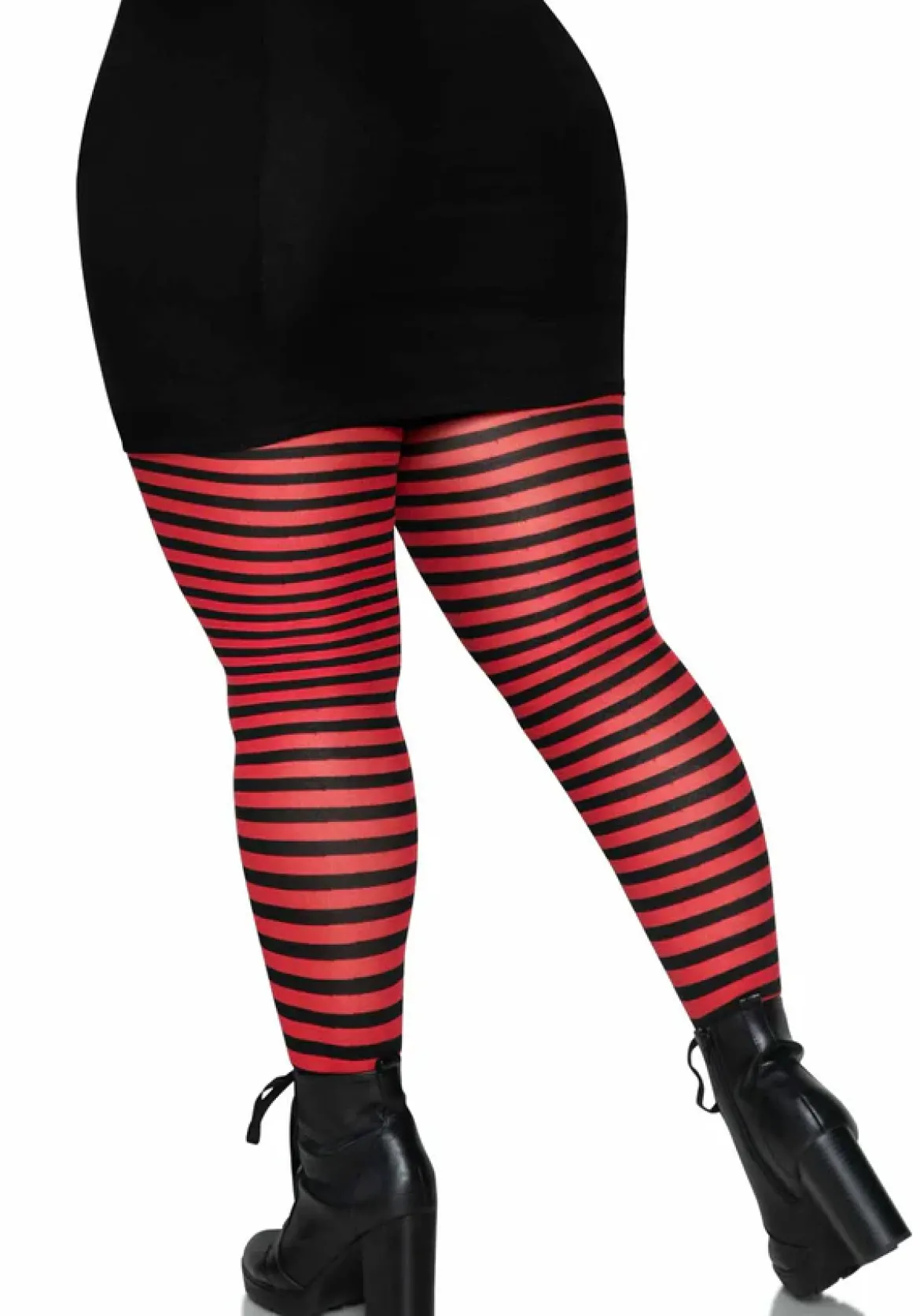 Leg Avenue Striped Nylon Plus size - Sukkahousut