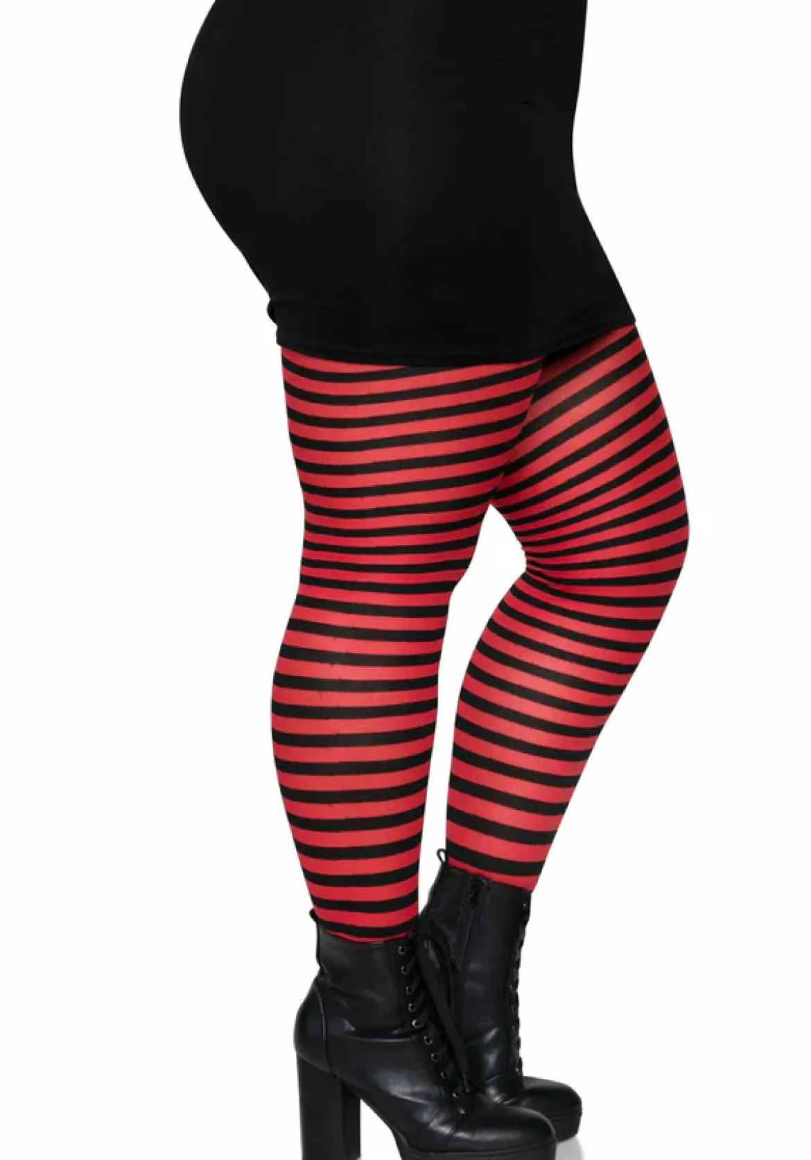 Leg Avenue Striped Nylon Plus size - Sukkahousut