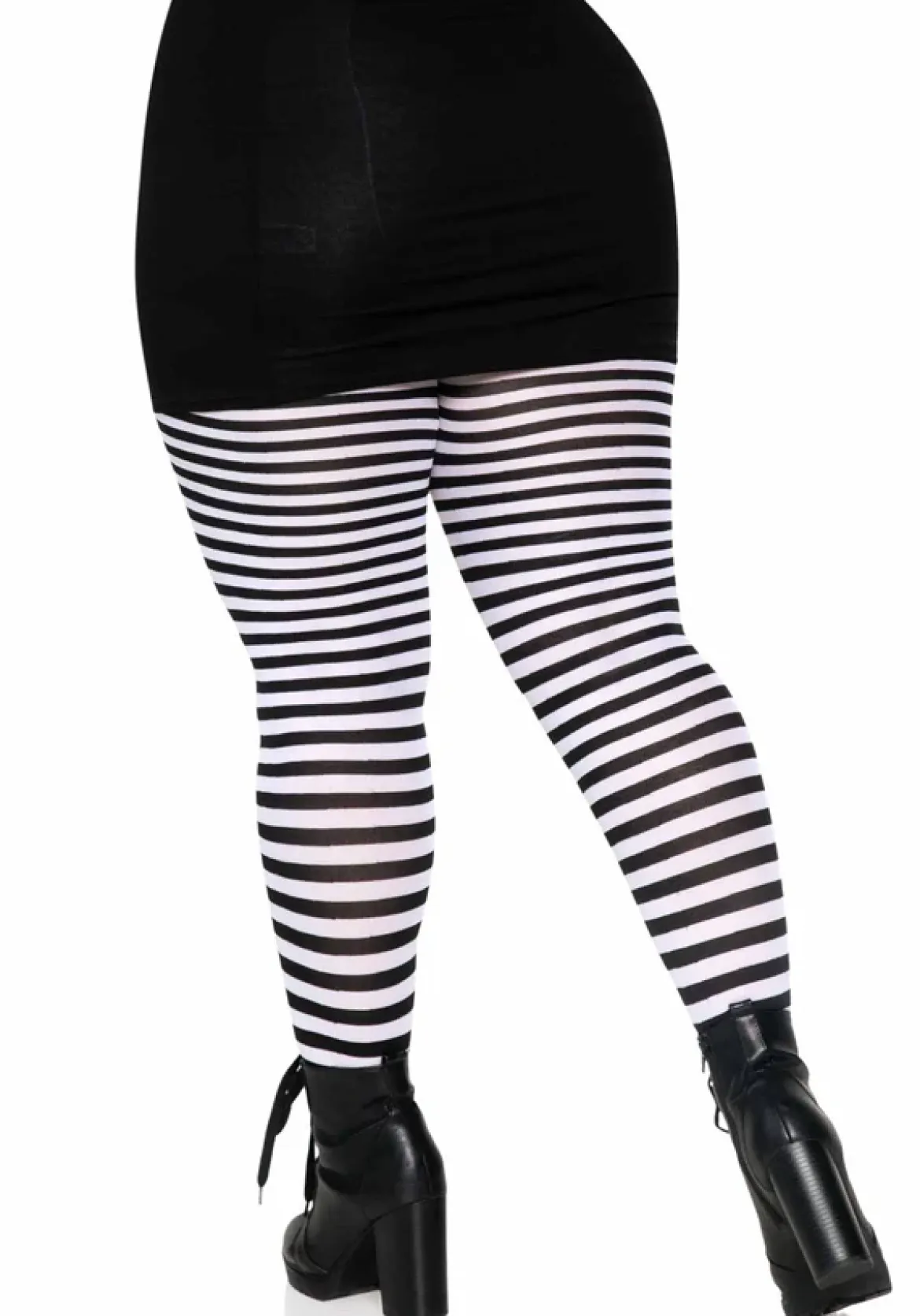 Leg Avenue Striped Nylon Plus size - Sukkahousut