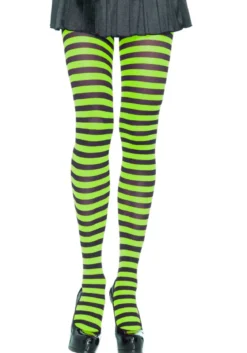 Leg Avenue Striped Nylon - Sukkahousut, eri värejä