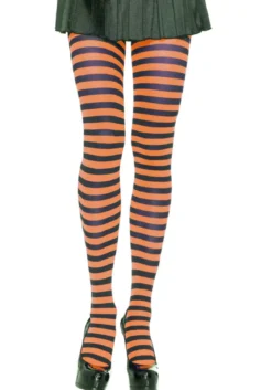 Leg Avenue Striped Nylon - Sukkahousut, eri värejä