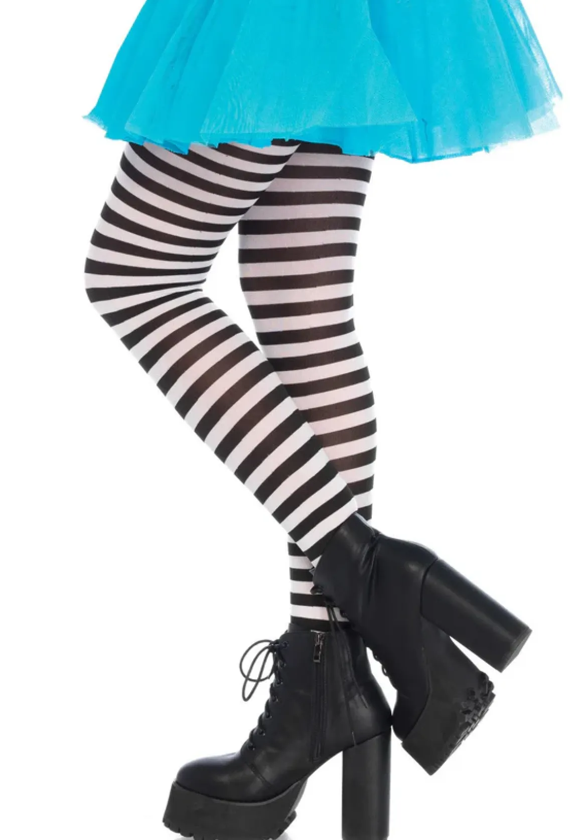 Leg Avenue Striped Nylon - Sukkahousut, eri värejä