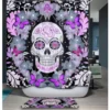 Lilac Sugarskull - Suihkuverho