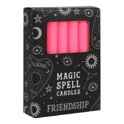 Loitsukynttilät Friendship 12 kpl, pinkki