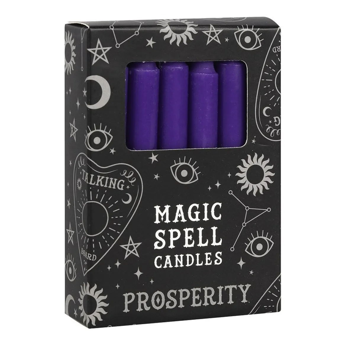Loitsukynttilät Prosperity 12 kpl, violetti
