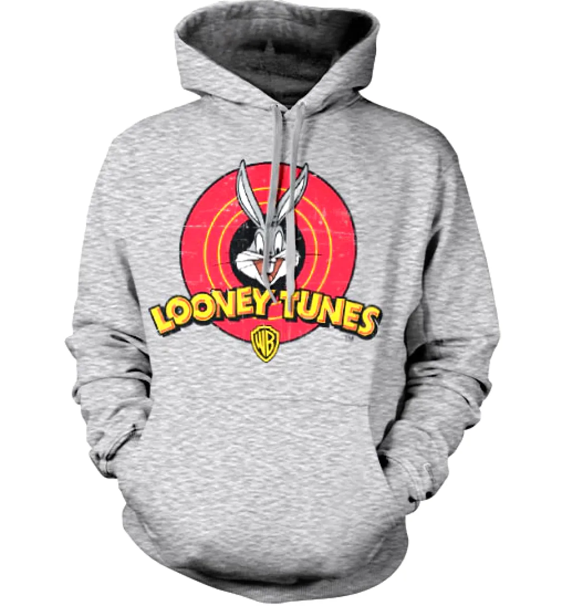 Looney Tunes Distressed Logo - Huppari, harmaa