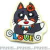 Love cat - kangasmerkki