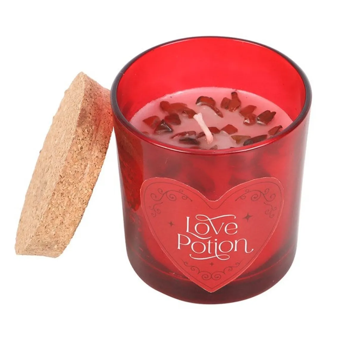 Love Potion Raspberry Crystal Chip - Kynttilä