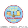 Luento vai kalja? - haalarimerkki