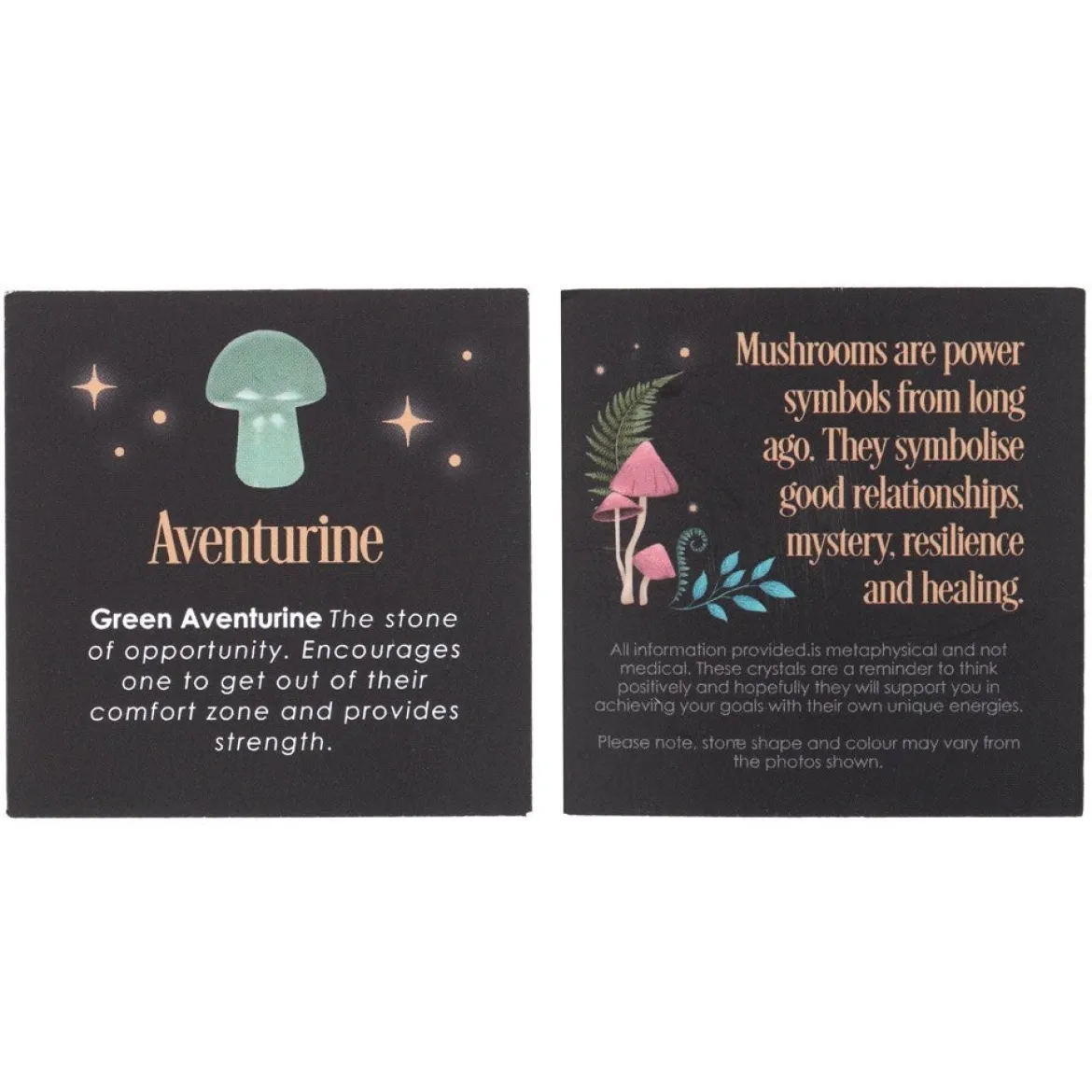Magical Aveturine Crystal Mushroom