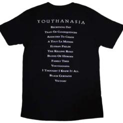 Megadeth: Youthanasia Tracklist - T-paita