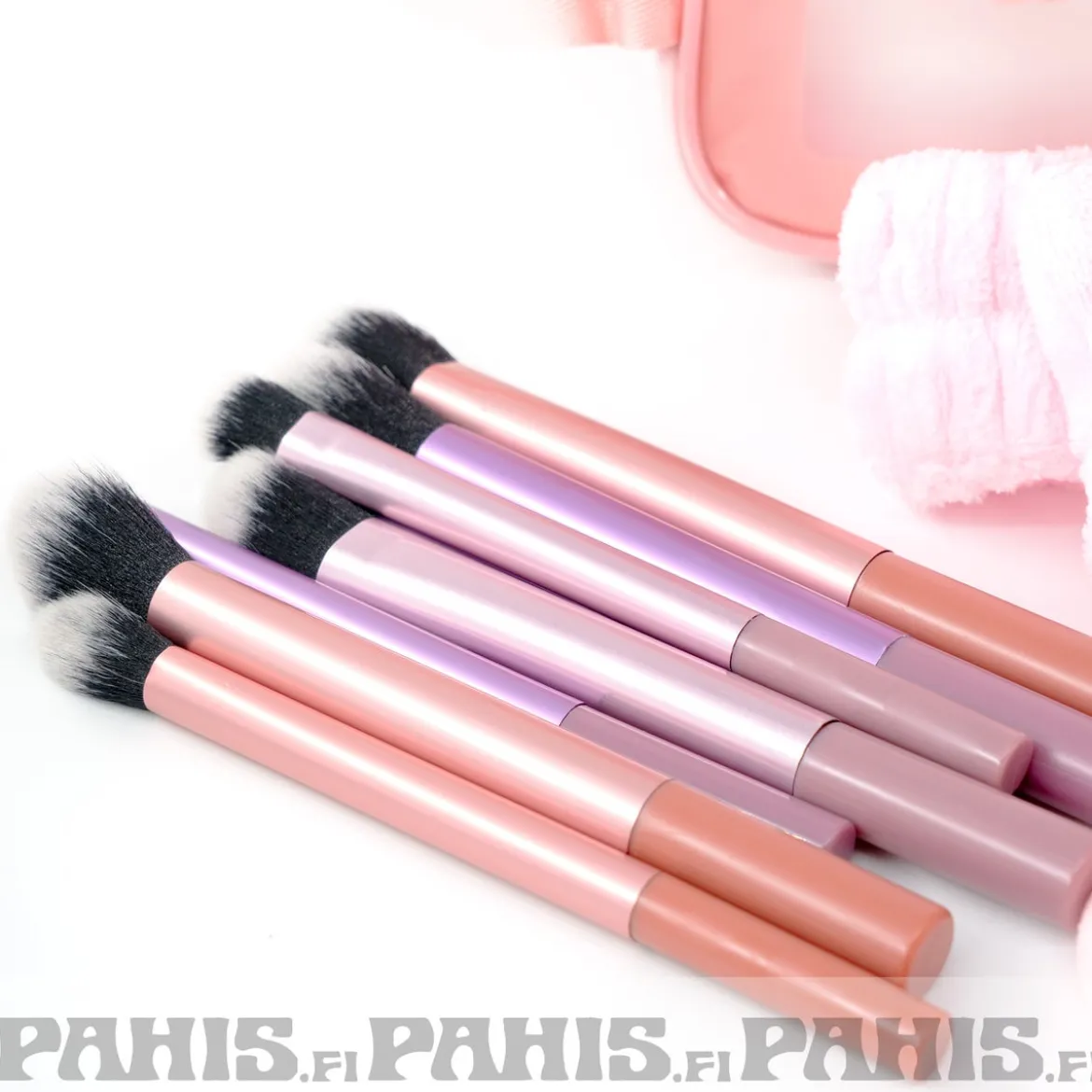 Meikkitarvikkeet - 25 osaa, pinkki