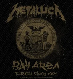 Metallica Bay Area Trash - Kangasmerkki